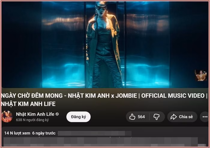 Sự đầu tư về hình ảnh trong MV chưa mang lại hiệu quả về mặt lượt xem