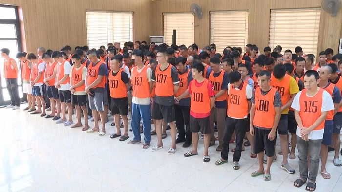 Chi tiết vụ triệt phá trường gà quốc tế Viêng Xay với 196 bị can bị khởi tố (Ảnh: Bộ Công an)