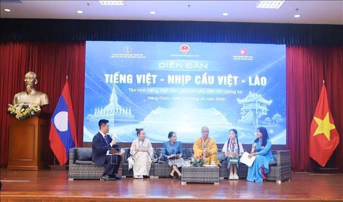 Diễn đàn "Tiếng Việt: Nhịp cầu Việt - Lào" là minh chứng cho sức sống mãnh liệt của ngôn ngữ Việt trên đất Lào.