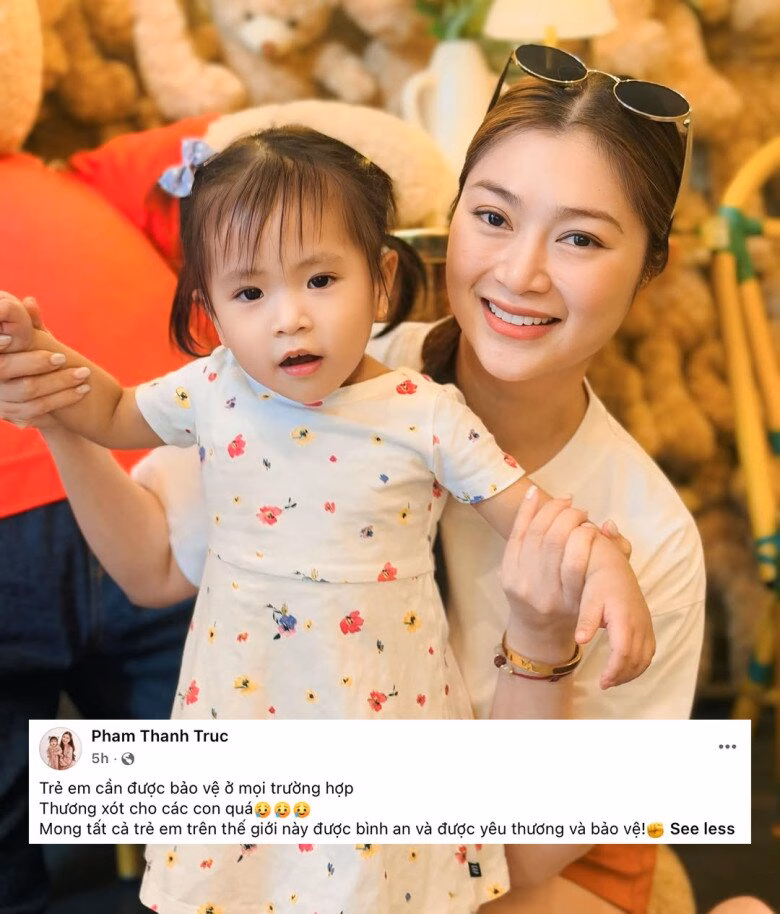 Diễn viên Thanh Trúc khẳng định trẻ em cần được bảo vệ tuyệt đối trong mọi trường hợp.